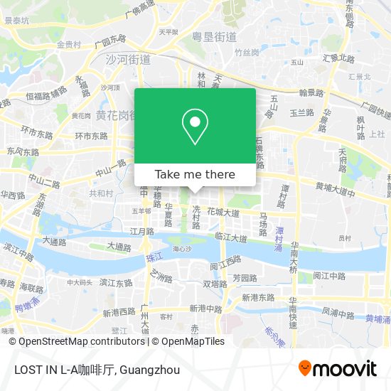 LOST IN L-A咖啡厅 map