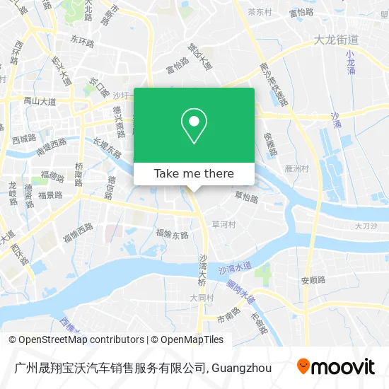 广州晟翔宝沃汽车销售服务有限公司 map