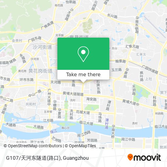 G107/天河东隧道(路口) map