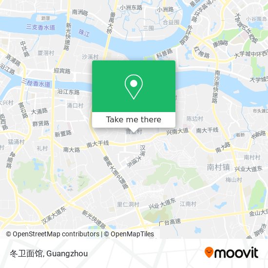 冬卫面馆 map