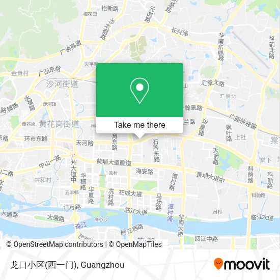 龙口小区(西一门) map