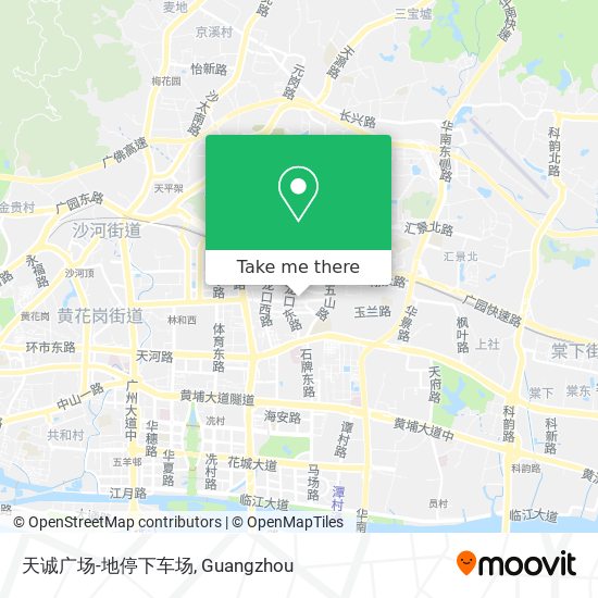 天诚广场-地停下车场 map