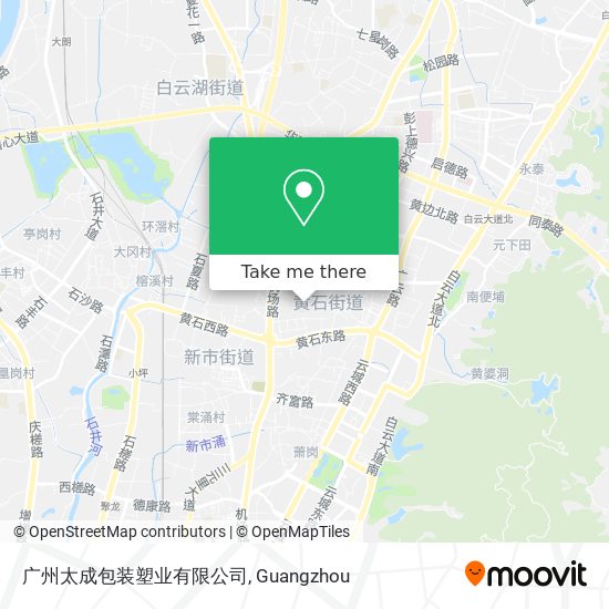 广州太成包装塑业有限公司 map