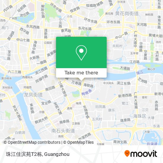 珠江佳滨苑T2栋 map