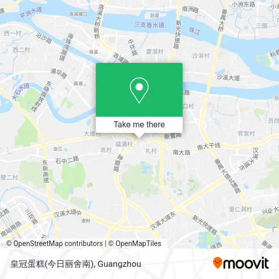 皇冠蛋糕(今日丽舍南) map