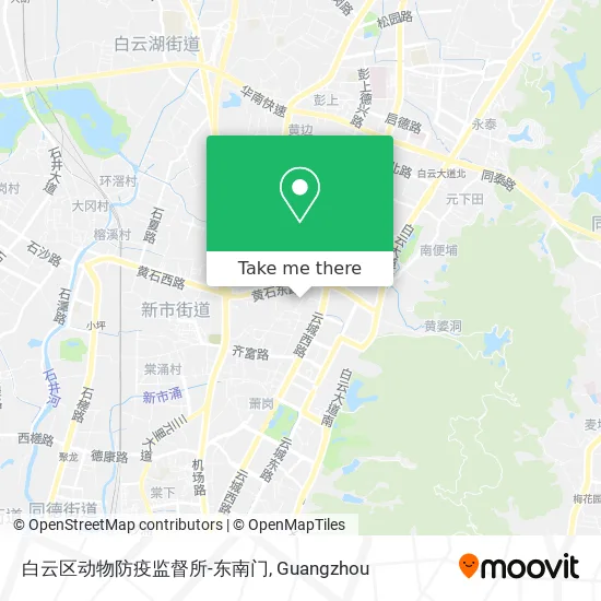 白云区动物防疫监督所-东南门 map