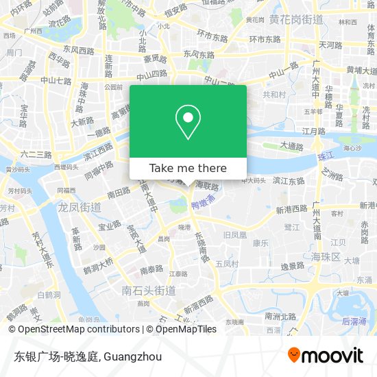 东银广场-晓逸庭 map