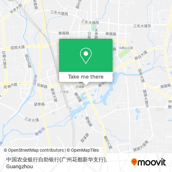 中国农业银行自助银行(广州花都新华支行) map