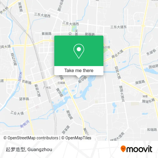 起梦造型 map