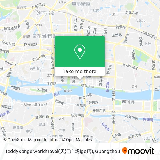 teddy&angelworldtravel(天汇广场igc店) map