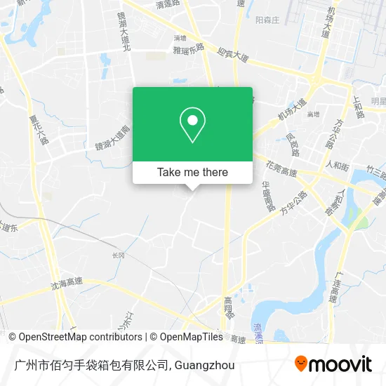 广州市佰匀手袋箱包有限公司 map
