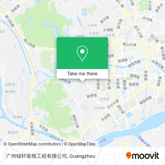 广州锦轩装饰工程有限公司 map