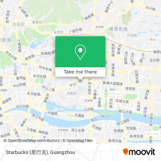 Starbucks (星巴克) map