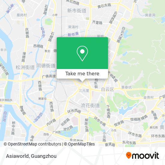 Asiaworld map
