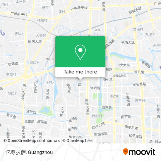 亿尊披萨 map