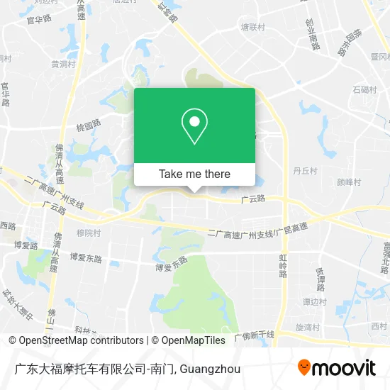 广东大福摩托车有限公司-南门 map