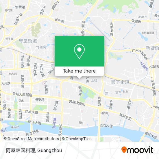 雨屋韩国料理 map