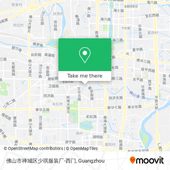 佛山市禅城区少琪服装厂-西门 map