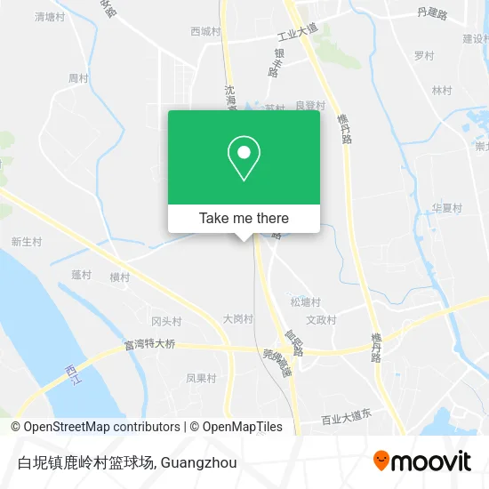 白坭镇鹿岭村篮球场 map