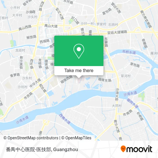 番禺中心医院-医技部 map