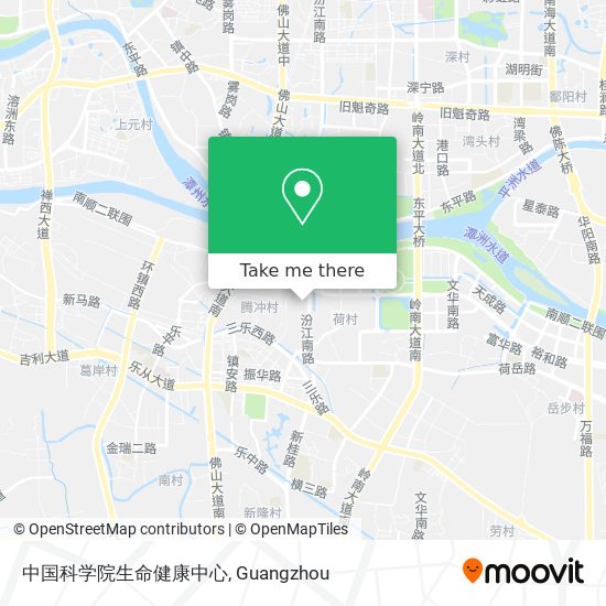 中国科学院生命健康中心 map