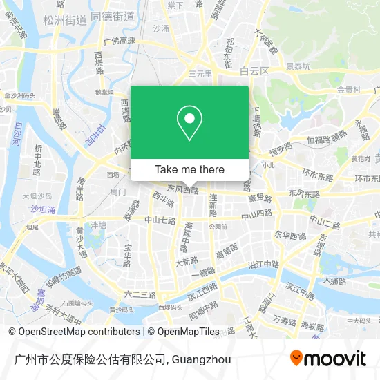 广州市公度保险公估有限公司 map