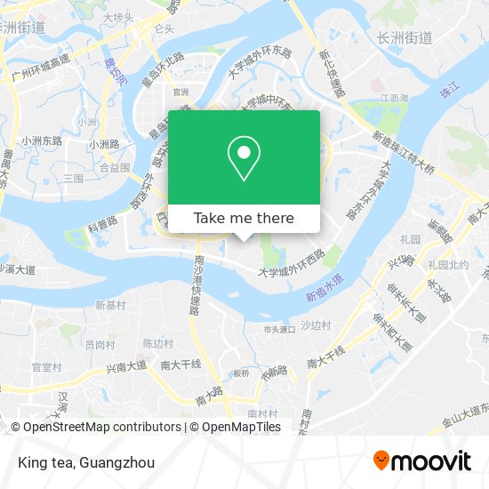 King tea map