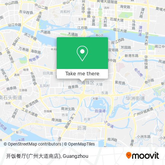 开饭餐厅(广州大道南店) map