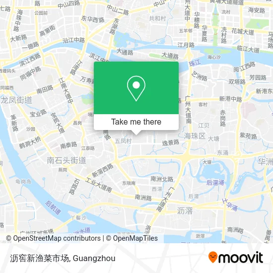 沥窖新渔菜市场 map