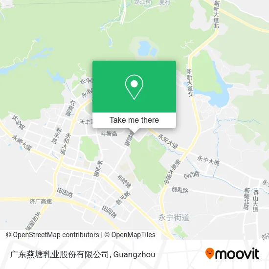 广东燕塘乳业股份有限公司 map