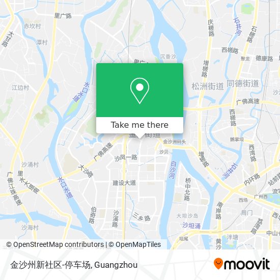 金沙州新社区-停车场 map