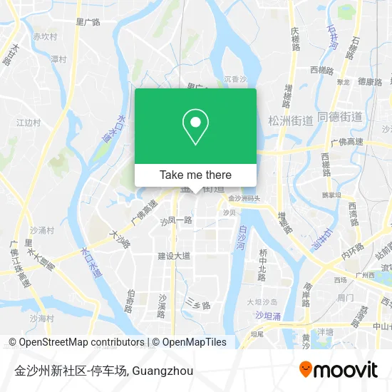 金沙州新社区-停车场 map