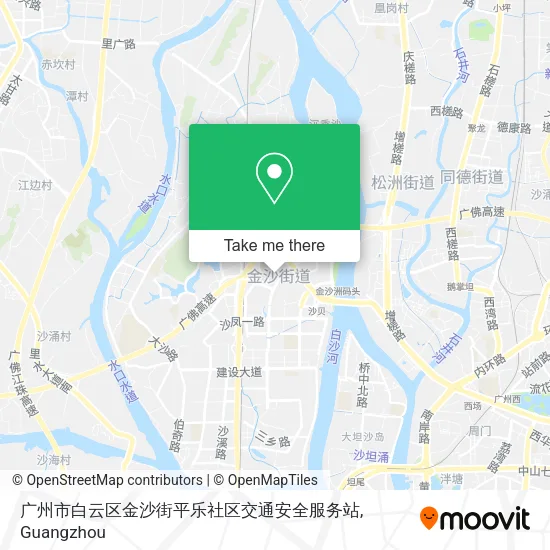 广州市白云区金沙街平乐社区交通安全服务站 map