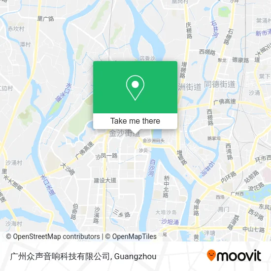 广州众声音响科技有限公司 map