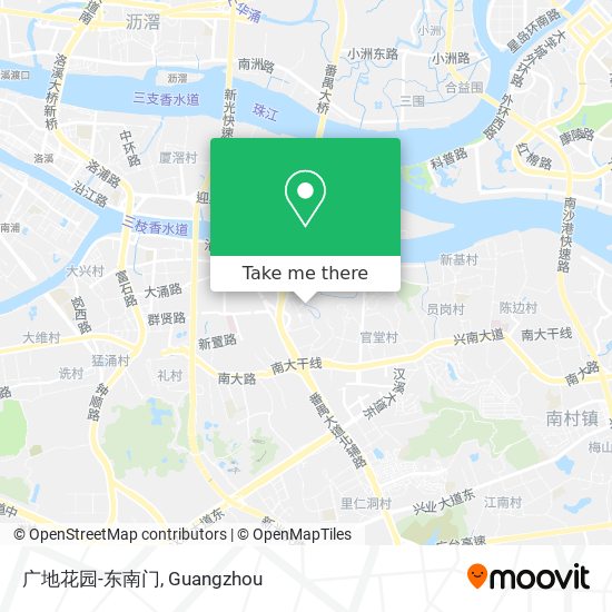 广地花园-东南门 map