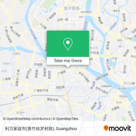 利万家超市(黄竹歧罗村路) map