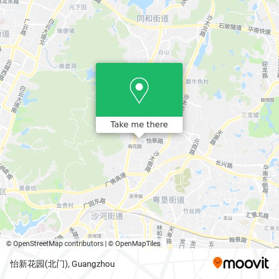 怡新花园(北门) map