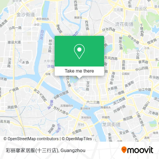 彩丽馨家居服(十三行店) map