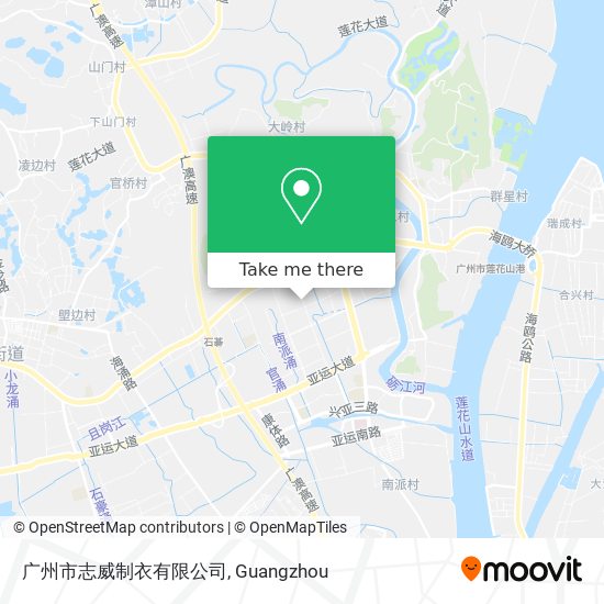 广州市志威制衣有限公司 map