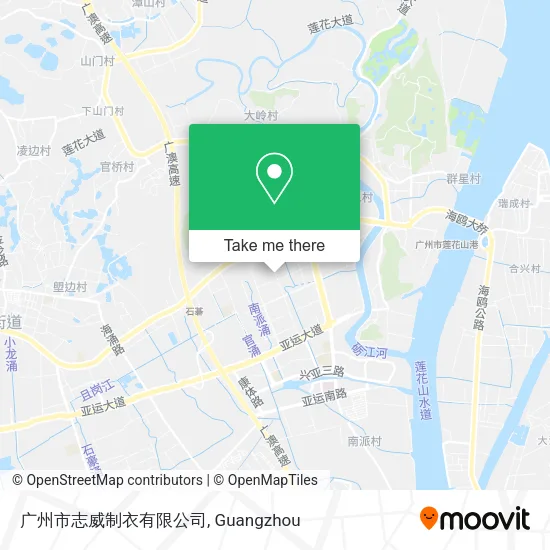 广州市志威制衣有限公司 map