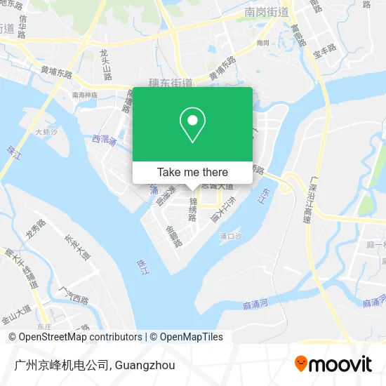 广州京峰机电公司 map