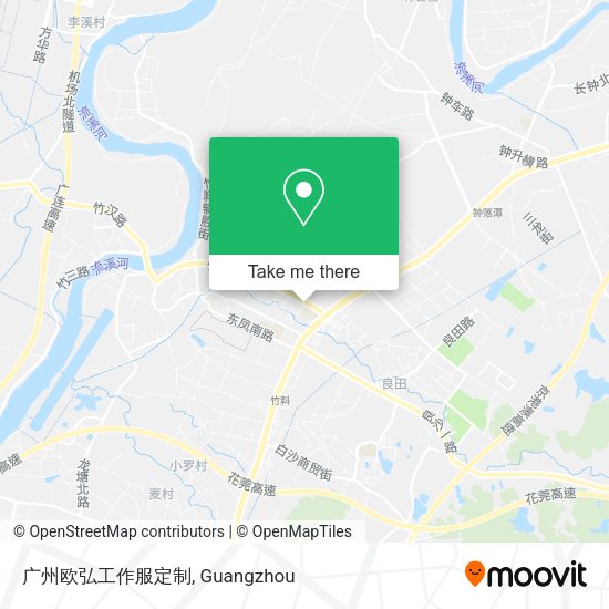 广州欧弘工作服定制 map