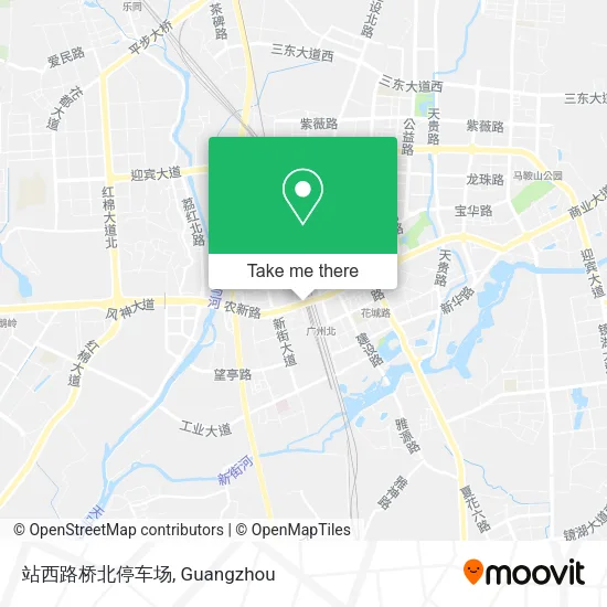 站西路桥北停车场 map