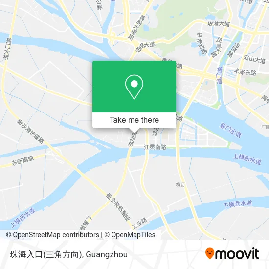 珠海入口(三角方向) map