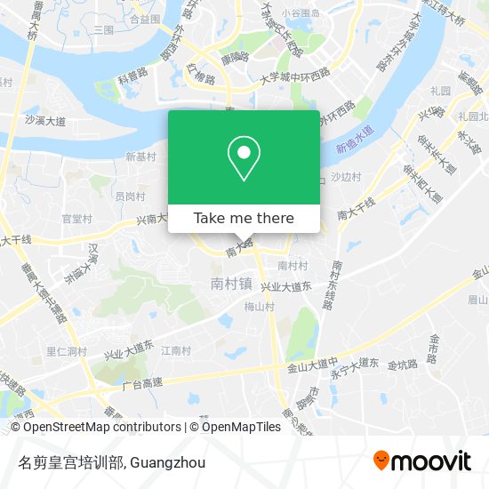 名剪皇宫培训部 map