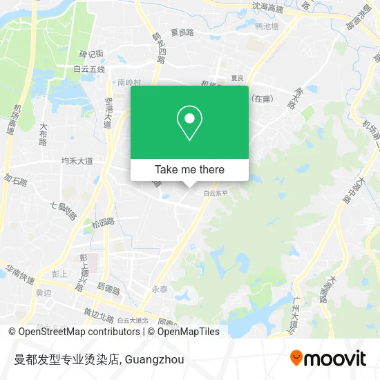 曼都发型专业烫染店 map