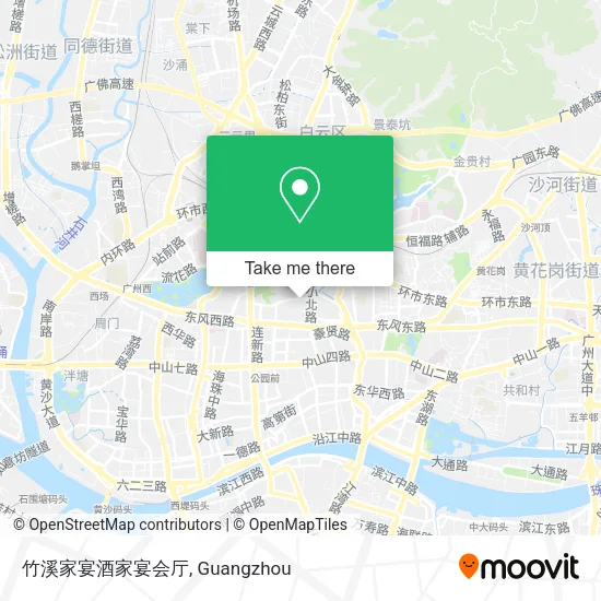 竹溪家宴酒家宴会厅 map