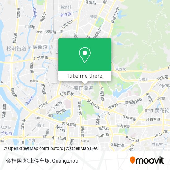 金桂园-地上停车场 map