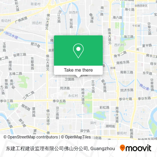 东建工程建设监理有限公司佛山分公司 map