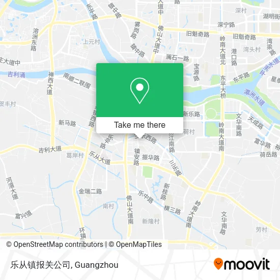 乐从镇报关公司 map